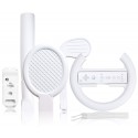 Pack 7 Acessórios Pair & Go - Race & Sports Kit Nintendo Wii (Caixa Danificada)