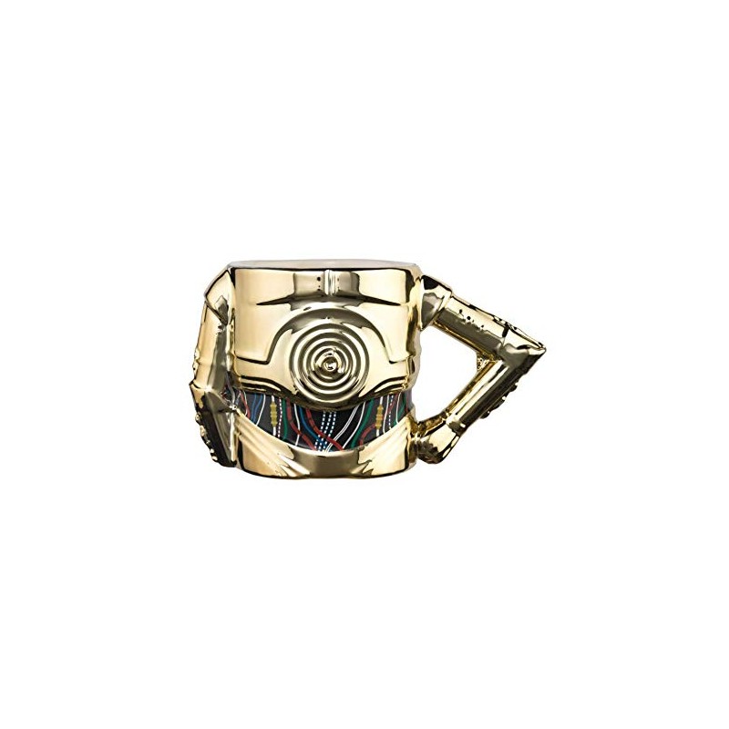 Caneca Meta Merch 3D Star Wars C3PO 400ml Caneca Meta Merch 3D Star Wars C3PO 400ml