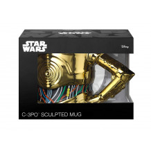 Caneca Meta Merch 3D Star Wars C3PO 400ml