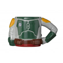 Caneca Meta Merch 3D Star Wars Boba Fett 400ml