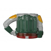 Caneca Meta Merch 3D Star Wars Boba Fett 400ml