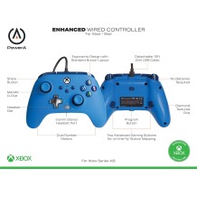 Comando PowerA Bold Colors Blue Xbox One, Xbox Serie X & PC