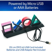 Candeeiro Paladone Playstation Icons