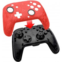 Comando PDP Faceoff Deluxe Camo Vermelho Nintendo Switch (com fios)