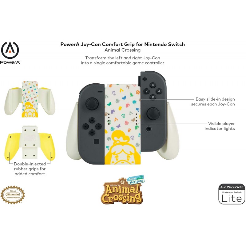 Joy-Con PowerA Comfort Grip Nintendo Switch Personalizado Pikachu