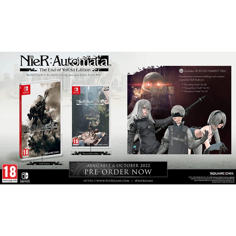 NieR:Automata The End of YoRHa Edition, Jogos para a Nintendo Switch, Jogos