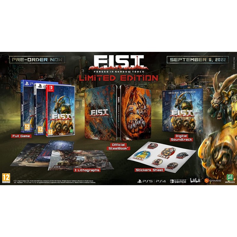 Jogo F.I.S.T.: Forged in Shadow Torch Limited Edition Novo Para PS5 - Loja  de Vídeo Games Fortaleza EiNerdGames