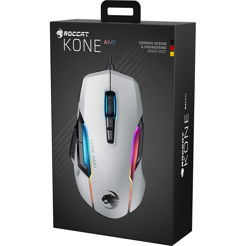 Rato Gaming ROCCAT Kone AIMO Remastered - Branco Rato Gaming ROCCAT Kone AIMO Remastered - Branco