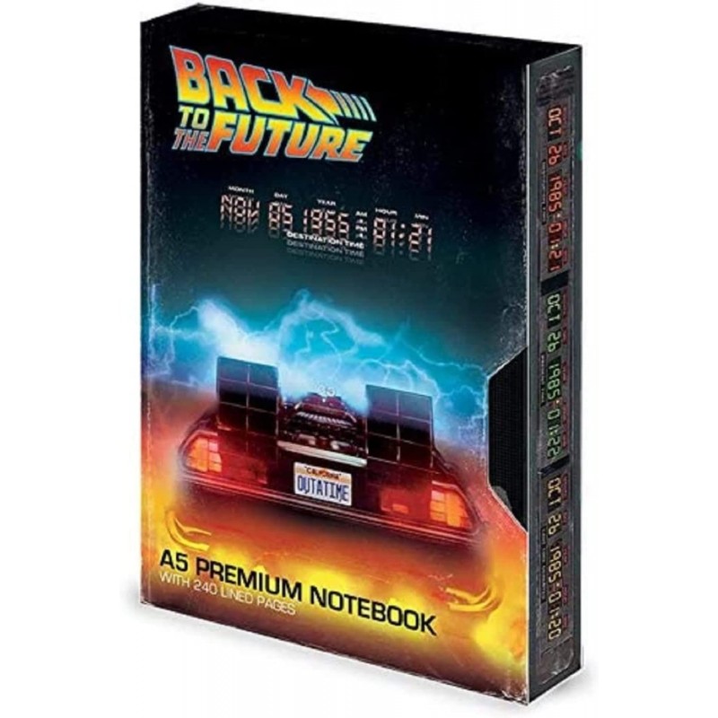 Caderno A5 Back To The Future VHS PremiumNotebook