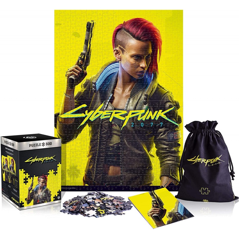 Puzzle Cyberpunk 2077 : Keyart Female V - 500 Peças