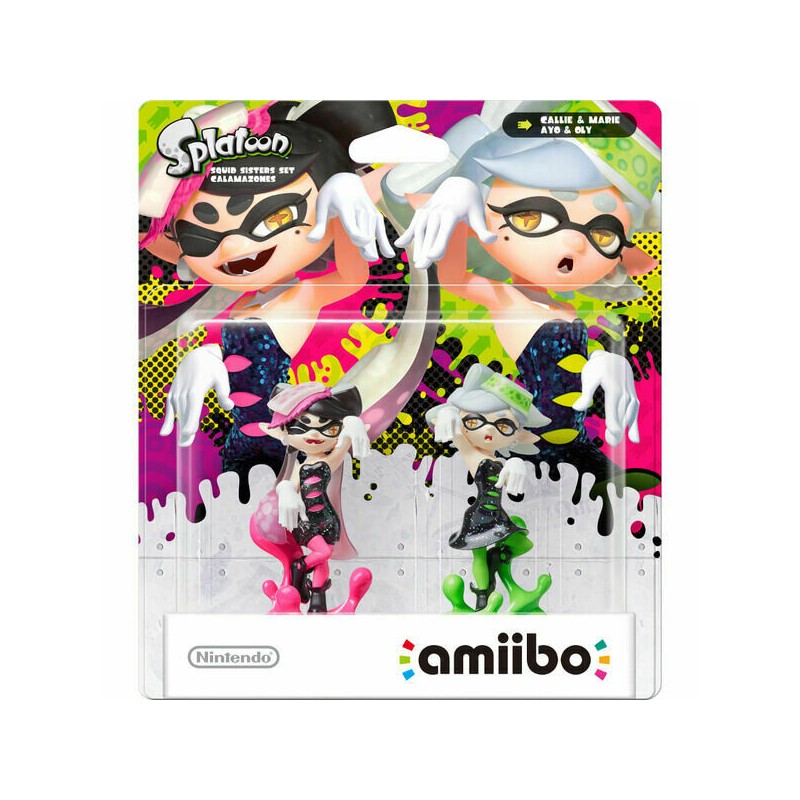 Amiibo Splaton - Callie & Marie - Squid Sisters Set Amiibo Splaton - Callie & Marie - Squid Sisters Set