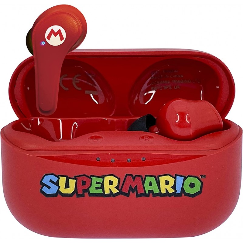 Earpods Nintendo Super Mario RED TWS Wireless Earpods Nintendo Super Mario RED TWS Wireless