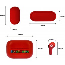 Earpods Nintendo Super Mario RED TWS Wireless
