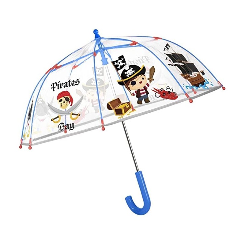 Guarda-Chuva Pirates Transparente 42cm Guarda-Chuva Pirates Transparente 42cm