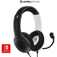 Headset Gaming PDP LVL 40 Wired Branco & Preto (Nintendo Switch)