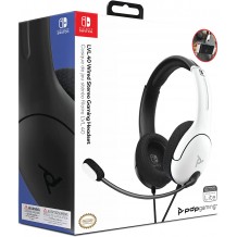 Headset Gaming PDP LVL 40 Wired Branco & Preto (Nintendo Switch)