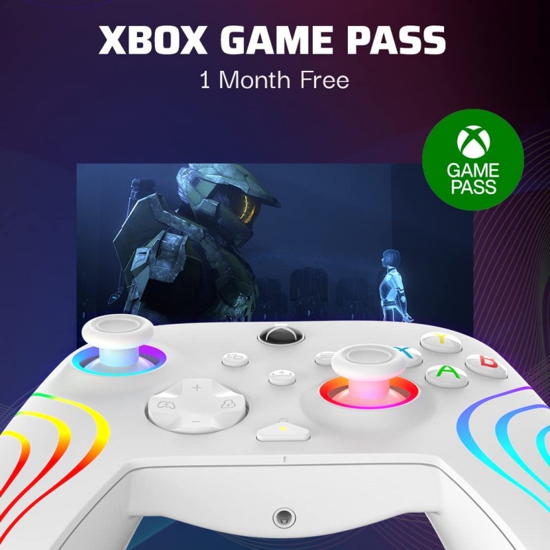 PDP Controlador Wired Fuse Black + 1 Month Gamepass