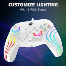 Comando PDP Afterglow Wave Wired - Branco (Xbox)