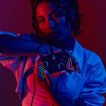 Comando PDP Afterglow Wave Wired - Preto (Xbox)