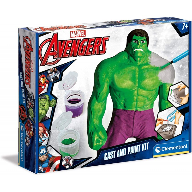 Clementoni Cast and Paint Kit - Marvel Avengers Hulk Clementoni Cast and Paint Kit - Marvel Avengers Hulk