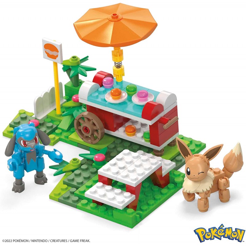 Mega pokémon cada eevee evolução brinquedo conjunto de construção