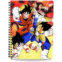 Caderno A5 3D - Dragon Ball Z: Goku vs Vegeta