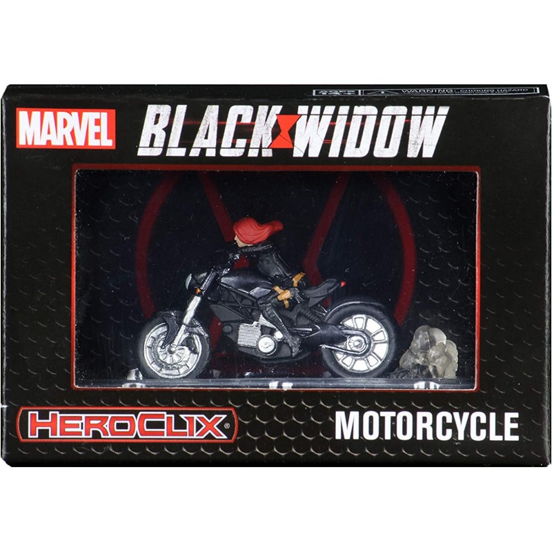 Figura Marvel Heroclix Black Widow Motorcycle Figura Marvel Heroclix Black Widow Motorcycle