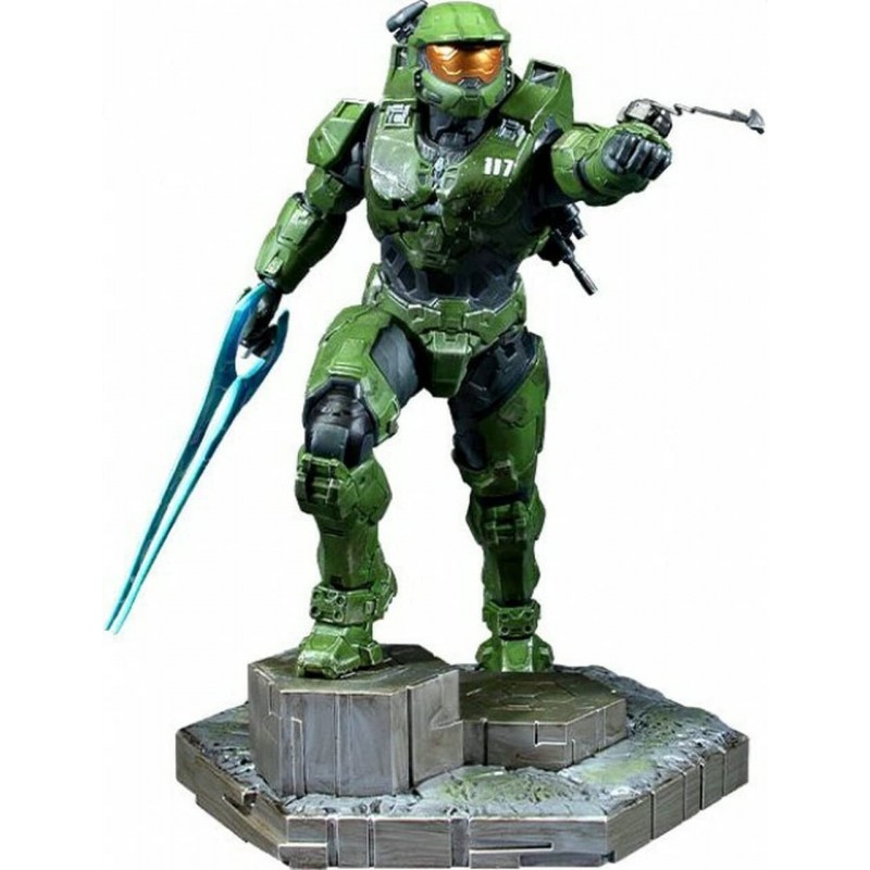 Estátua Halo Infinite: Master Chief & Grappleshot Estátua Halo Infinite: Master Chief & Grappleshot