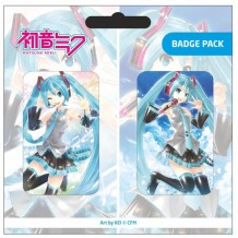Pins Hatsune Miku - POPbuddies 2 Pack Badge Set A