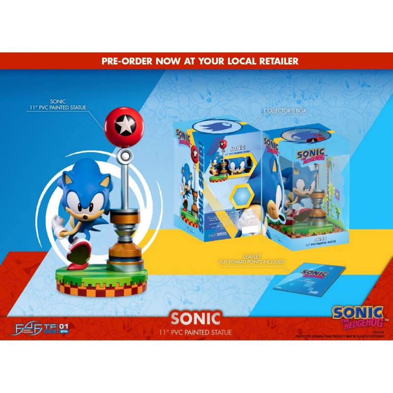 Estátua Sonic The Hedgehog 26cm First4figures