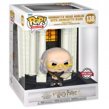 Funko Pop Deluxe: Gringotts Head Goblin with Gringotts Bank (Special Edition) 138