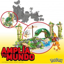 Kit de Construção Mattel - Pokemon Jungle Ruins Mega Construx