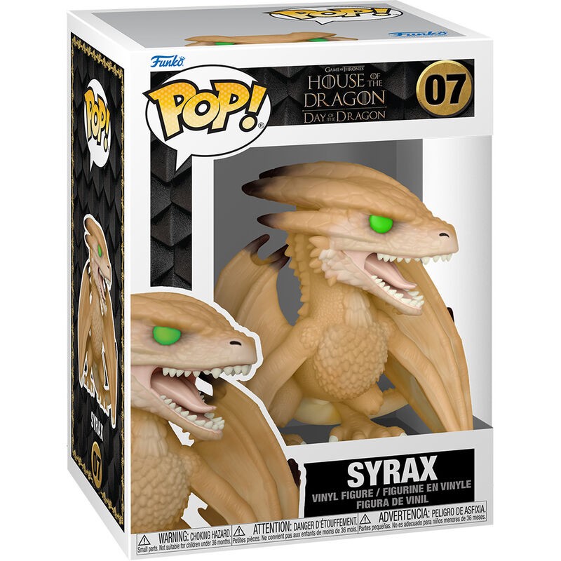 Figura POP Juego de Tronos La Casa del Dragon Syrax Figura POP Juego de Tronos La Casa del Dragon Syrax