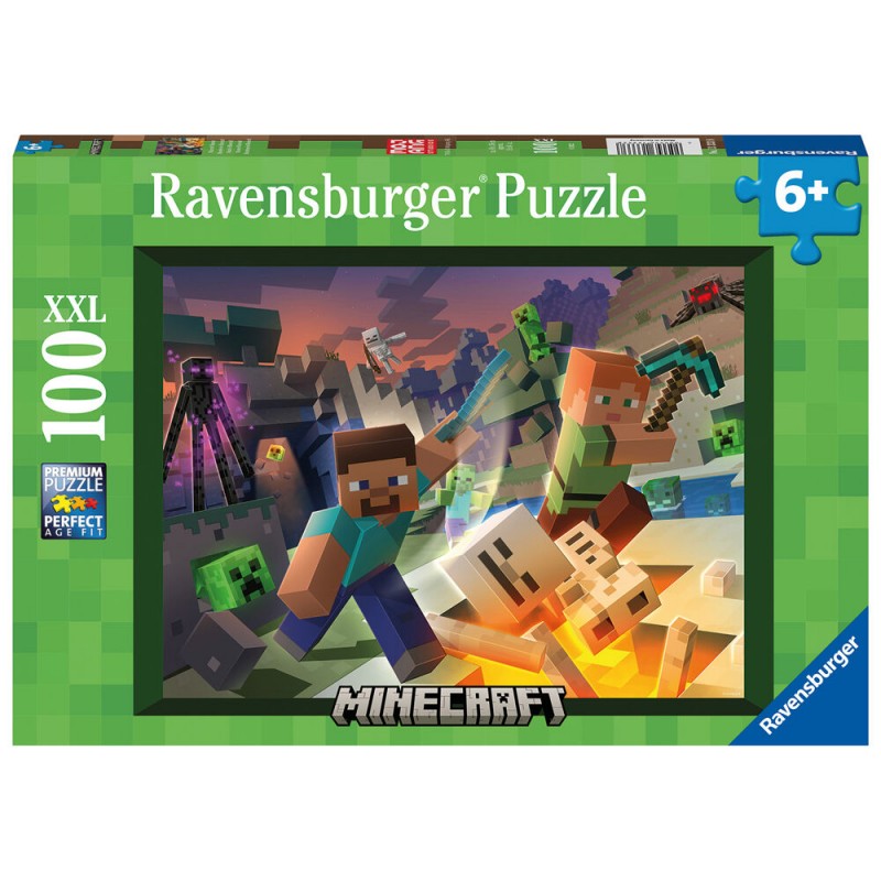 Ravensburger - Quebra-cabeça Minecraft 1000 peças para adultos e