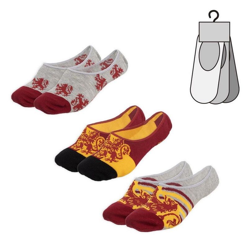 Pack 3 Meias Harry Potter - Gryffindor Pack 3 Meias Harry Potter - Gryffindor