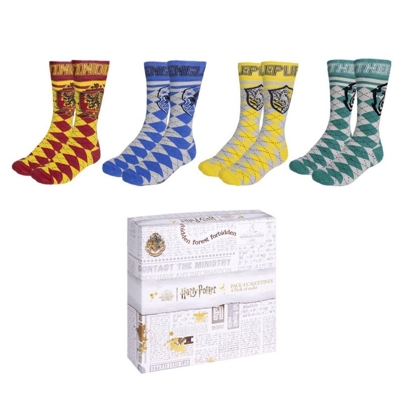 Pack 3 Meias Harry Potter - Gryffindor (Cano Baixo) Pack 3 Meias Harry Potter - Gryffindor (Cano Baixo)