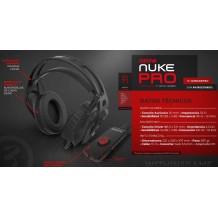 Headset Gaming - Ozone Nuke Pro 7.1