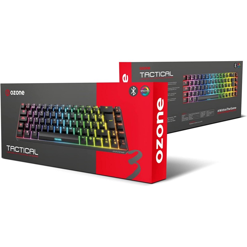 Ozone Tactical Mini Mecânico RGB USB/Bluetooth Switch Red (Teclado  Espanhol)