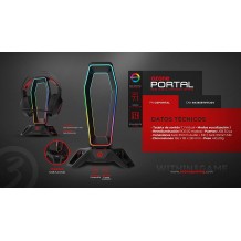 Hub & Headset Stand RGB - Ozone Ozportal