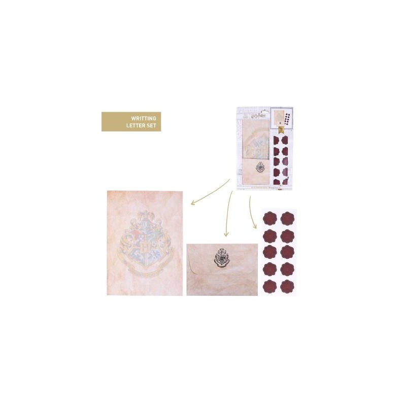 Set Papelaria Carta Harry Potter Hogwarts Set Papelaria Carta Harry Potter Hogwarts