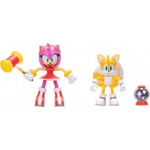 Set Figuras Sonic The Hedgehog - Tails & Amy