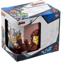 Caneca Cerâmica 325ml - Marvel Avengers Comic Heroes
