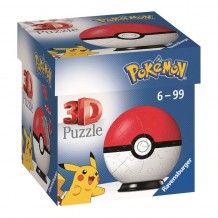 Puzzle 3D - Pokémon Pokeball 55 Pcs