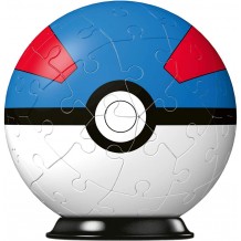 Puzzle 3D - Pokémon Superball 54 Pcs