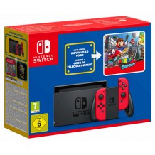 Nintendo Switch (Joy-Con Vermelhos) + Super Mario Odyssey