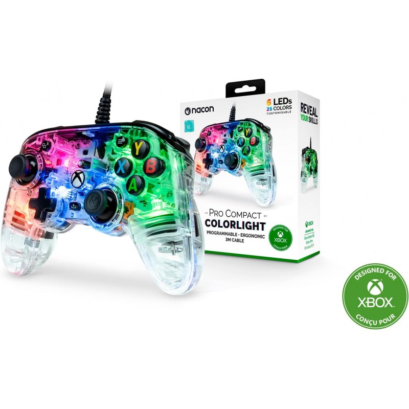 Comando Nacon Pro Compact RGB - Xbox One & Series X