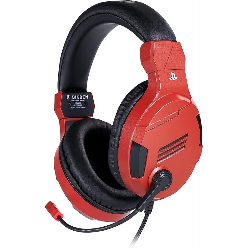 Headset Gaming Nacon Bigben V3 - Vermelho Headset Gaming Nacon Bigben V3 - Vermelho