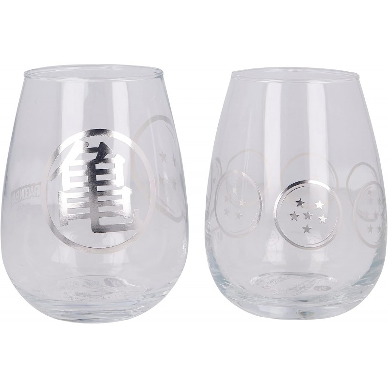 Conjunto 2 Copos de Cristal - Dragon Ball Conjunto 2 Copos de Cristal - Dragon Ball