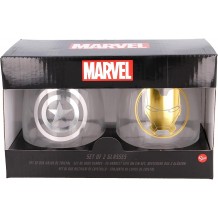 Conjunto 2 Copos de Cristal - Marvel: Avengers