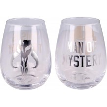 Conjunto 2 Copos de Cristal - Star Wars: The Mandalorian